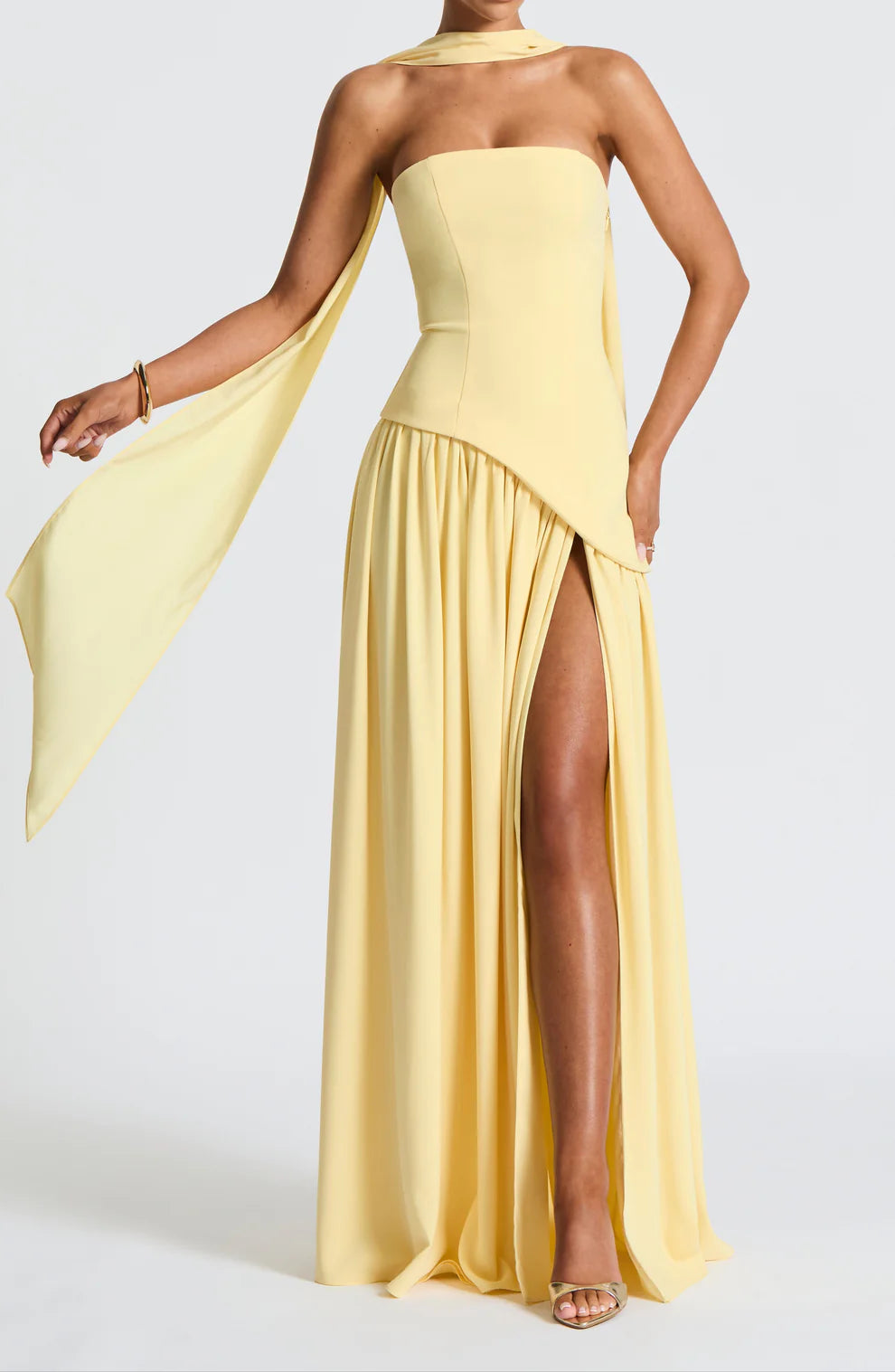 Veronni | Lemon Jurk